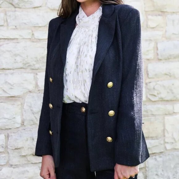 Bishop And Young Moon Light Mille Cavalli Blazer In Midnight - Picture 1 of 6